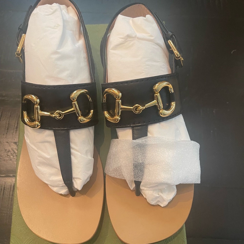 Women Gucci Nappa Charlotte Sandals